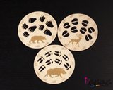 Wild animal cup coaster, mug pad
