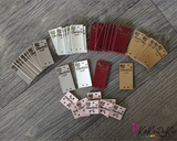 1"x2" (2.5x5 cm) Leather labels for handmade goods 50 pcs