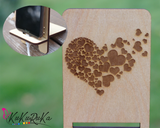 Wooden phone stand