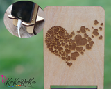 Personalized wooden phone stand