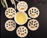 Domestic animal cup coaster, mug pads
