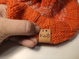 1"x2" (2.5x5 cm) Leather labels for handmade goods 50 pcs