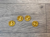0.8" (2 cm) Acrylic button labels for handmade goods 50 pcs