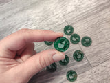 0.8" (2 cm) Acrylic button labels for handmade goods 50 pcs