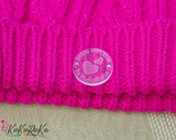 1" (2.5 cm) Acrylic button labels for handmade goods 50 pcs