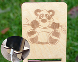 Wooden phone stand