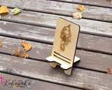 Wooden phone stand