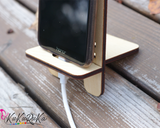 Wooden phone stand