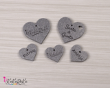 Acrylic wedding heart scatter  decor, knitting, labeling, confetti