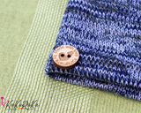 0.8" (2 cm) Wooden button labels for handmade goods 50 pcs