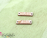 0.4"x1.38" (1x3.5 cm) Wooden labels for handmade goods 50 pcs