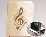 Wooden phone stand
