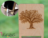 Wooden phone stand