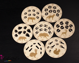 Wild animal cup coaster, mug pad