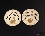 Wild animal cup coaster, mug pad