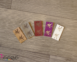 1"x2" (2.5x5 cm) Leather labels for handmade goods 50 pcs