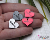 Acrylic wedding heart scatter  decor, knitting, labeling, confetti